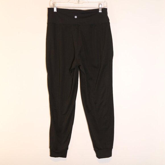 Athleta Unstoppable Fleece Lined High Rise Jogger Womens Medium Black Casual - Picture 5 of 6
